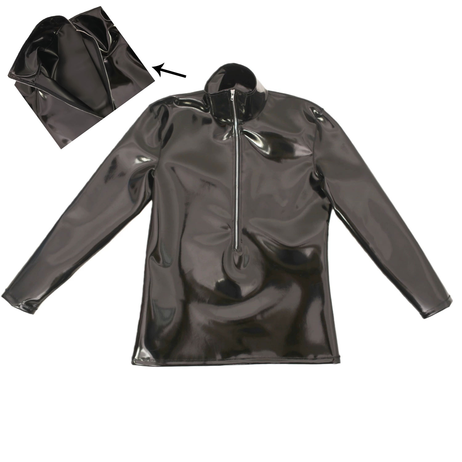 Mens Fashion Wear - New Fashion Cloth Latex Men's T-shirts