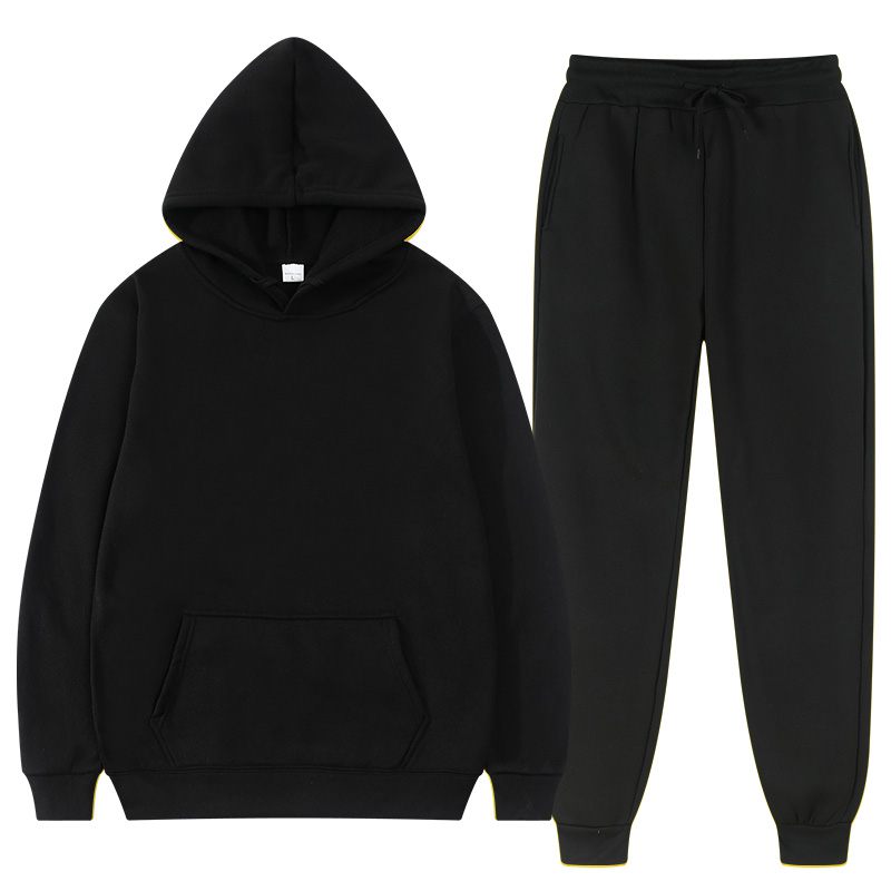 Men'S Fashion Brand - Winter Hoodie Sets Men Fashion Fleece