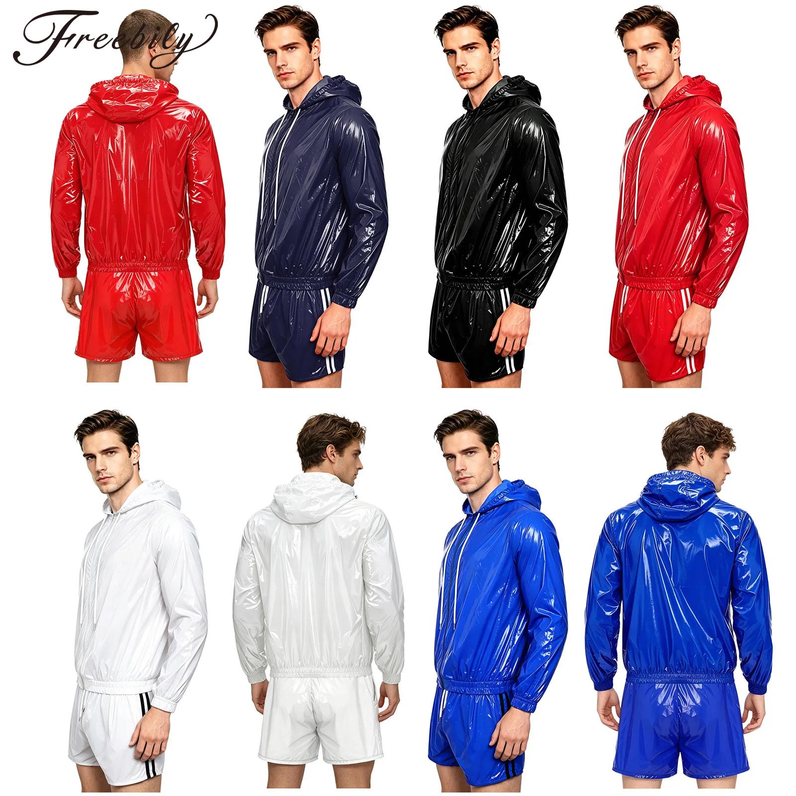 Windbreaker Men Zip - Men Waterproof Swimming Workout Outfit Long
