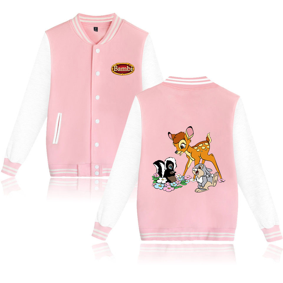 Varsity Jacket Letterman - Bambi Varsity Baseball Bomber Jacket Men