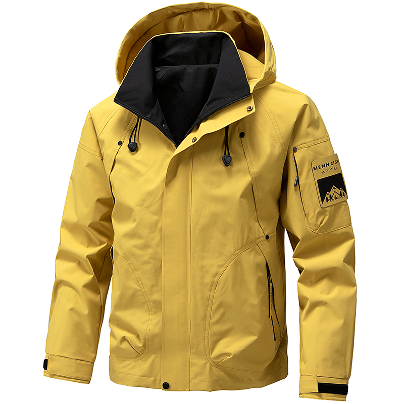 Windbreaker Men Zip - 2026 Spring Waterproof Hooded Jacket Men