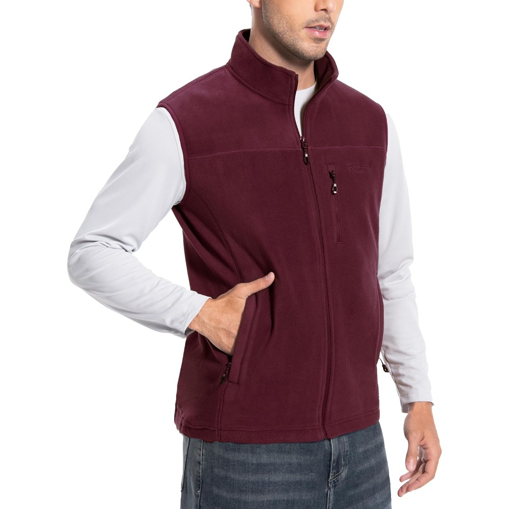Windbreaker Men Zip - Pioneer Camp Fleece Vest Men's Winter