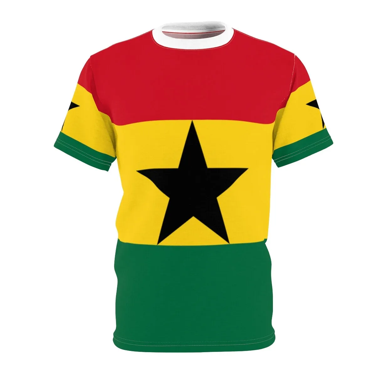 Abstract Vintage Ghana Flag 3D - огляд і ціна Mens Fashion Dress Shirts