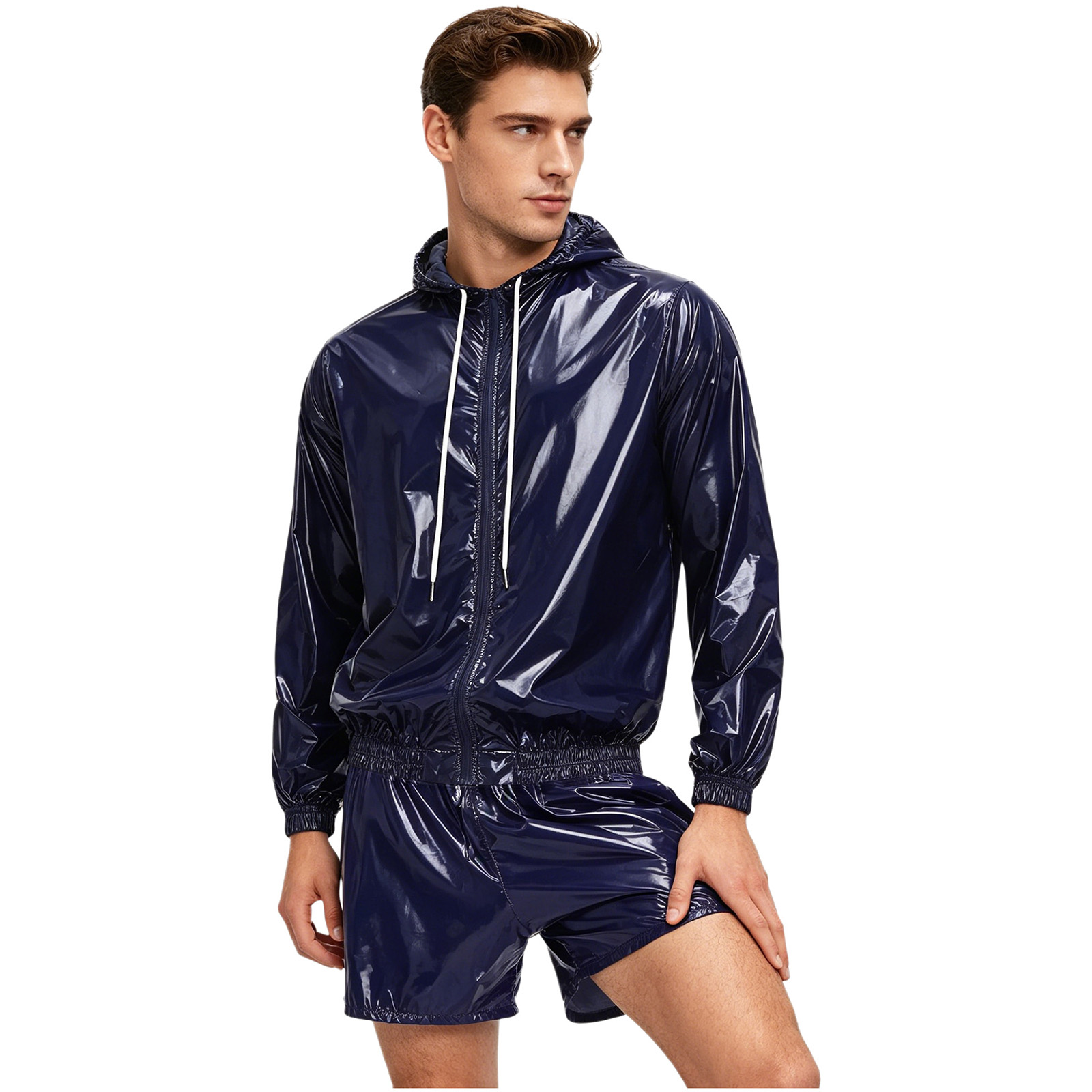 Men Waterproof Swimming Workou - огляд і ціна Windbreaker Men Zip