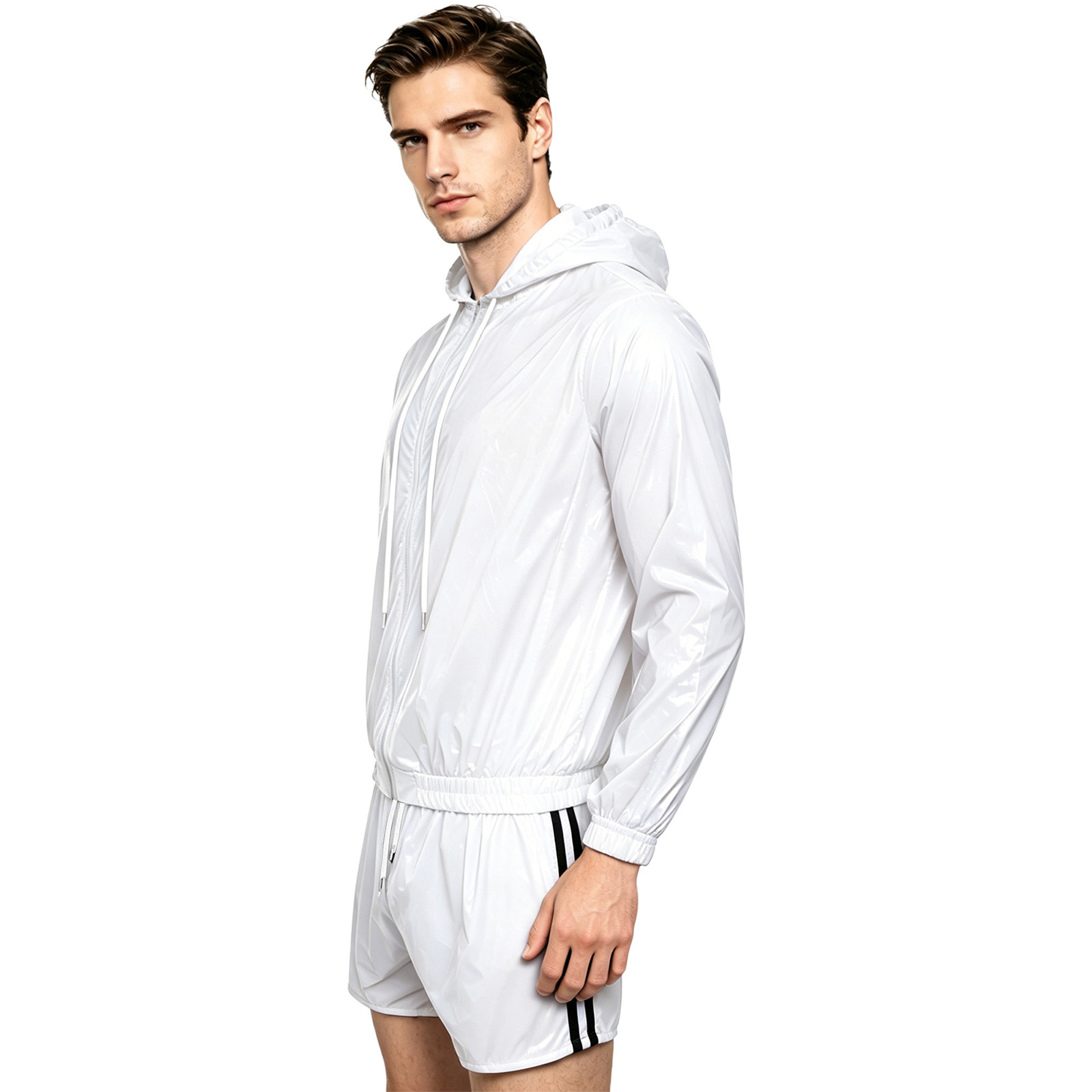 Men Waterproof Swimming Workou - огляд і ціна Windbreaker Men Zip