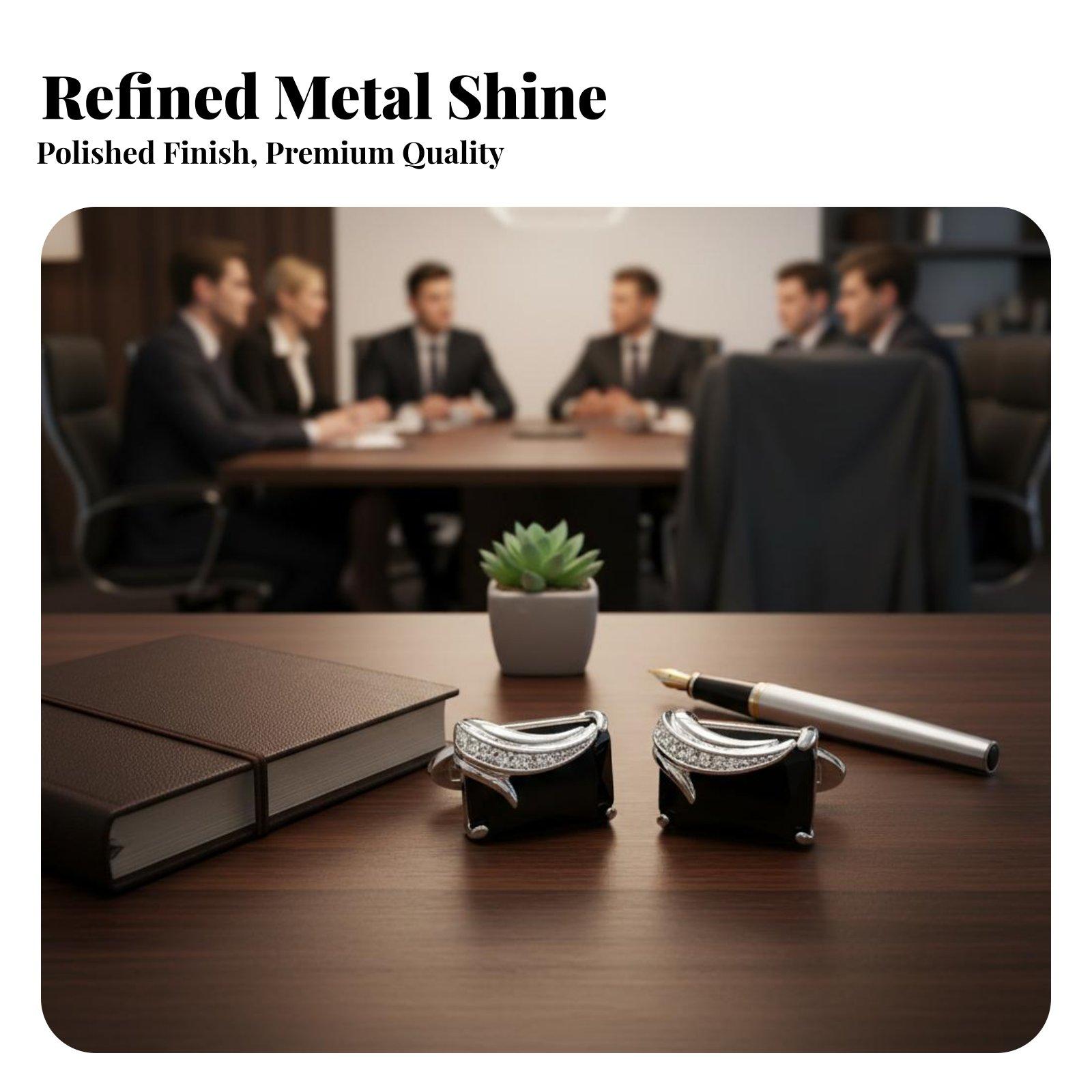 Fashion Crystal Men Cufflinks  - огляд і ціна Mens Fashion Dress Shirts