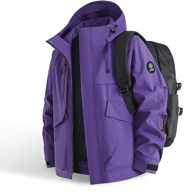 Waterproof Jacket Men Outdoor  - огляд і ціна Windbreaker Men Zip