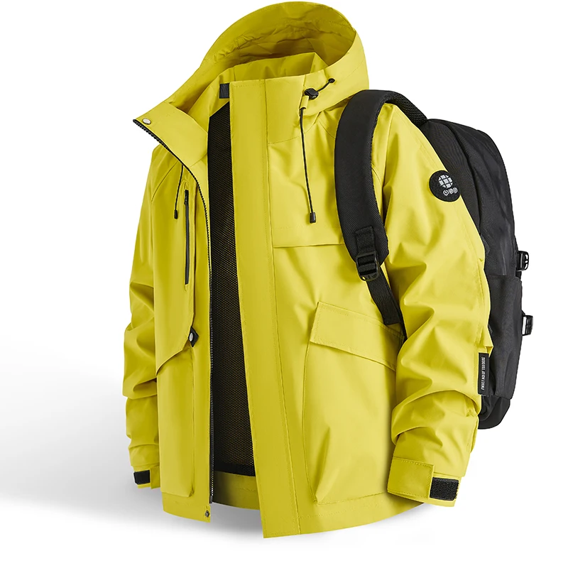 Waterproof Jacket Men Outdoor  - огляд і ціна Windbreaker Men Zip