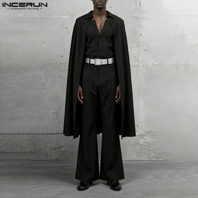 INCERUN Men Sets Solid Color L - огляд і ціна Men'S Fashion Color