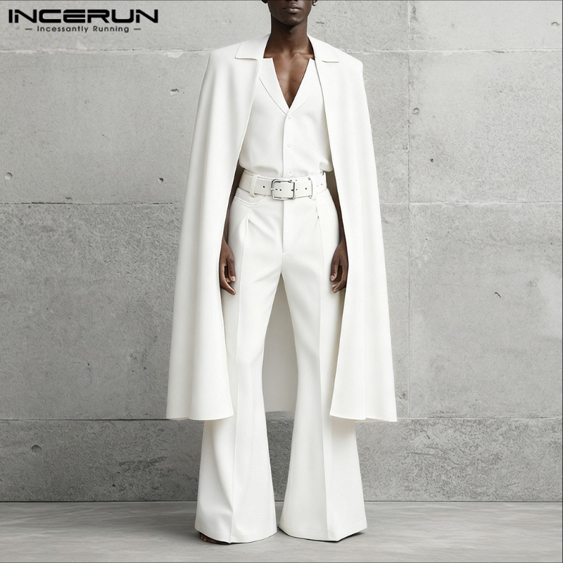 INCERUN Men Sets Solid Color L - огляд і ціна Men'S Fashion Color
