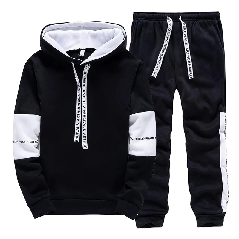 Tracksuit for Man Casual Hoode - огляд і ціна Men'S Winter Fashion
