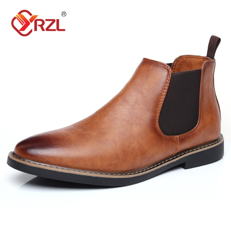 YRZL 39~47 Men Chelsea Boots B - огляд і ціна Men'S Fashion Looks
