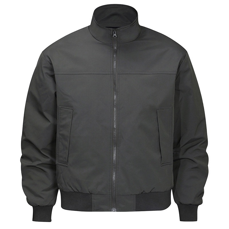Men Stand Collar Zip Up Bomber - огляд і ціна Windbreaker Men Zip