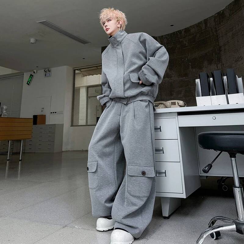 LUZHEN Color Cardigan 2026 PU  - огляд і ціна Men'S Fashion Color