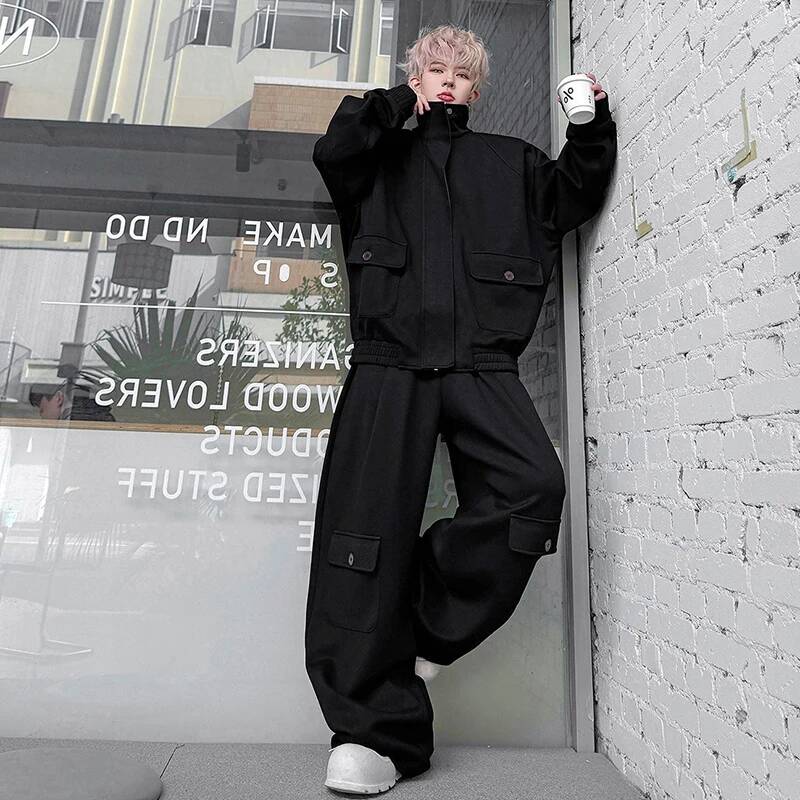 LUZHEN Color Cardigan 2026 PU  - огляд і ціна Men'S Fashion Color