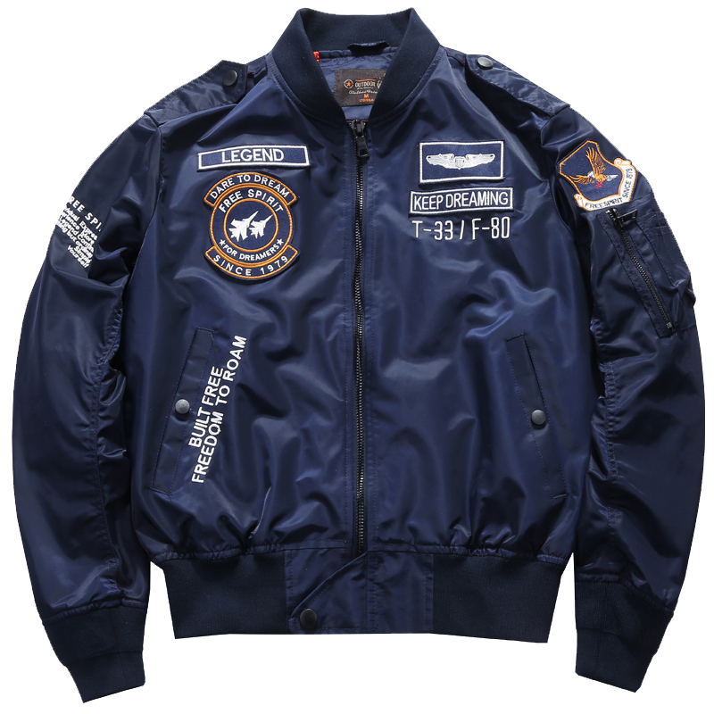 Men's Spring Tactical Army MA- - огляд і ціна Varsity Jacket Letterman