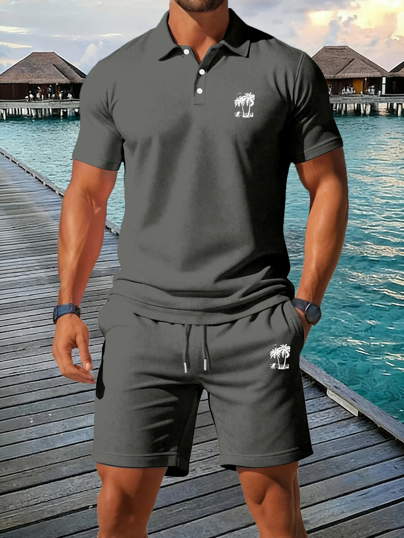 Summer New Men's Polo Shirt Se - огляд і ціна Men'S Fashion Color