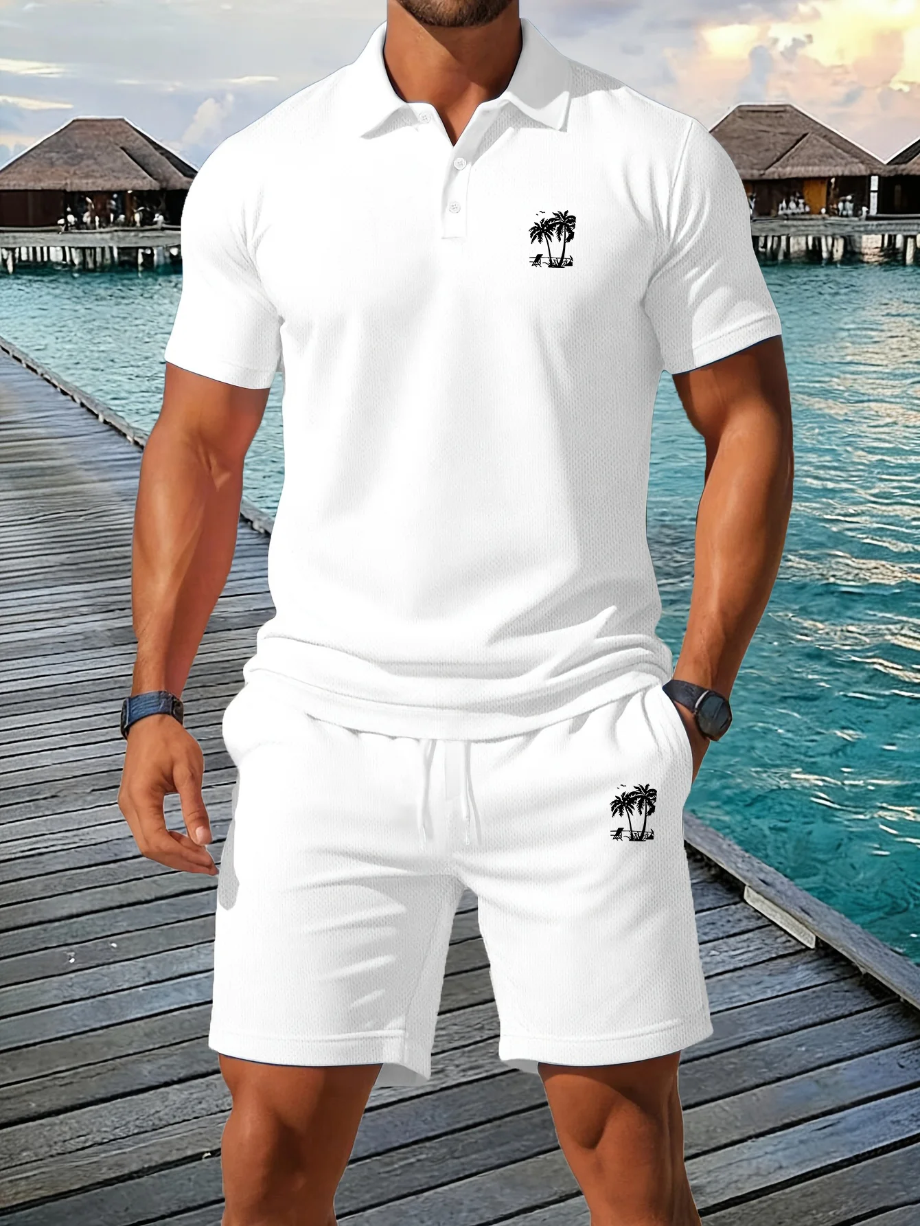 Summer New Men's Polo Shirt Se - огляд і ціна Men'S Fashion Color