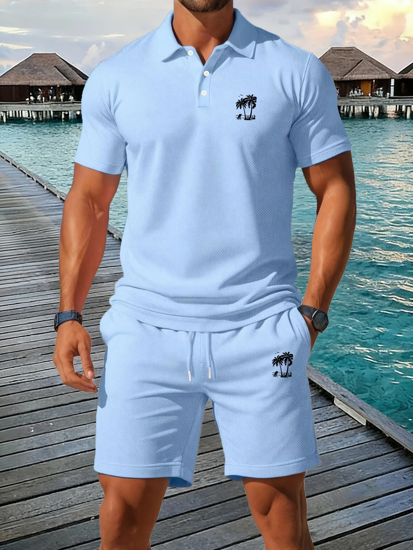 Summer New Men's Polo Shirt Se - огляд і ціна Men'S Fashion Color