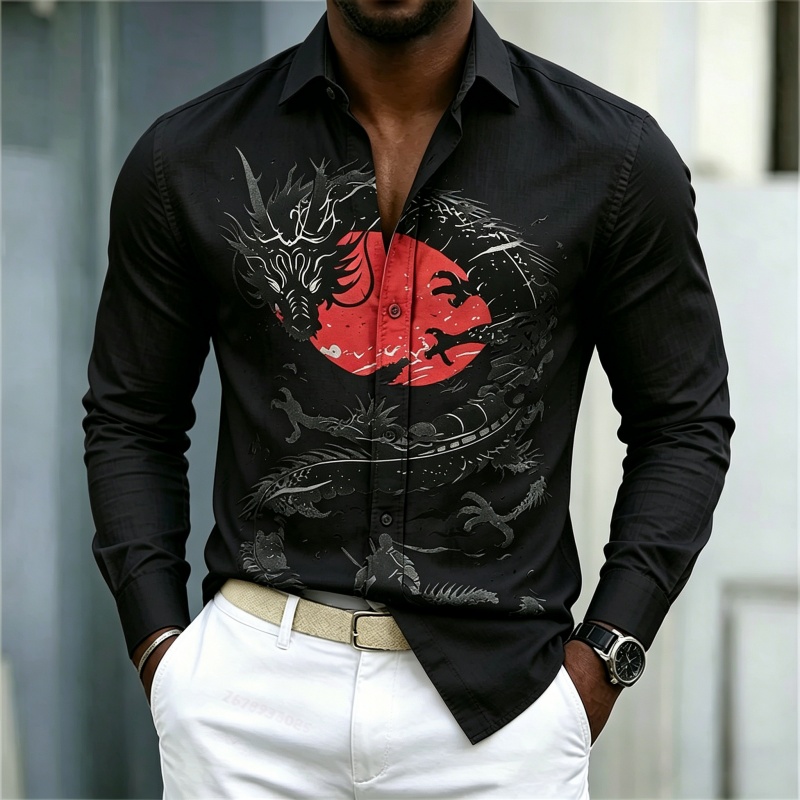 2026 New Men's Shirt White Bla - огляд і ціна Men'S Fashion Looks