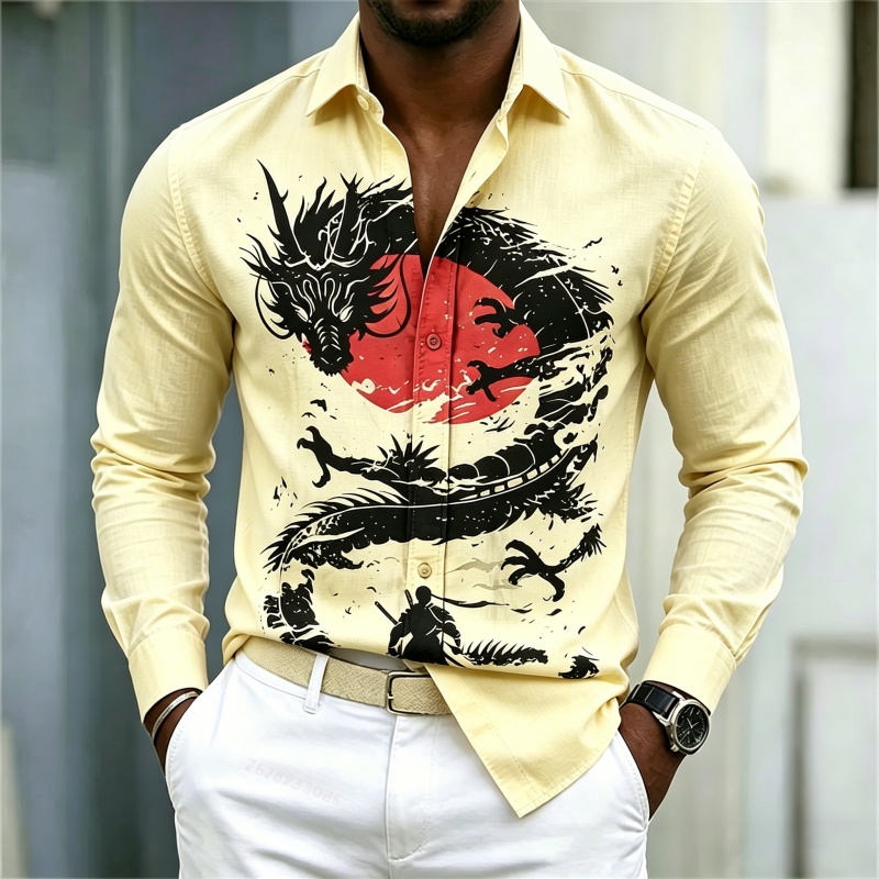 2026 New Men's Shirt White Bla - огляд і ціна Men'S Fashion Looks