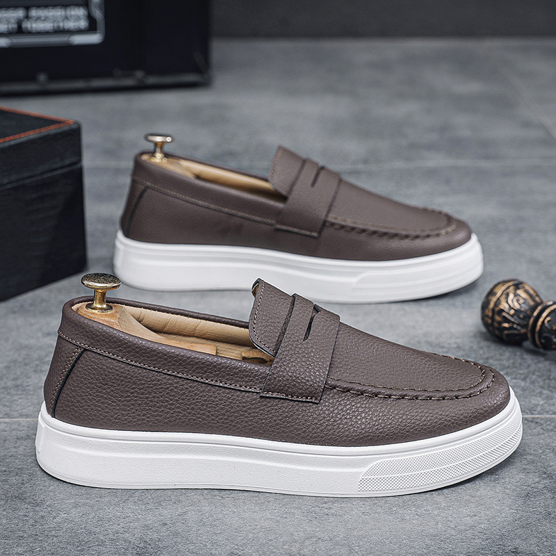 Mens loafers 2025 spring new B - огляд і ціна Suede Loafers Men