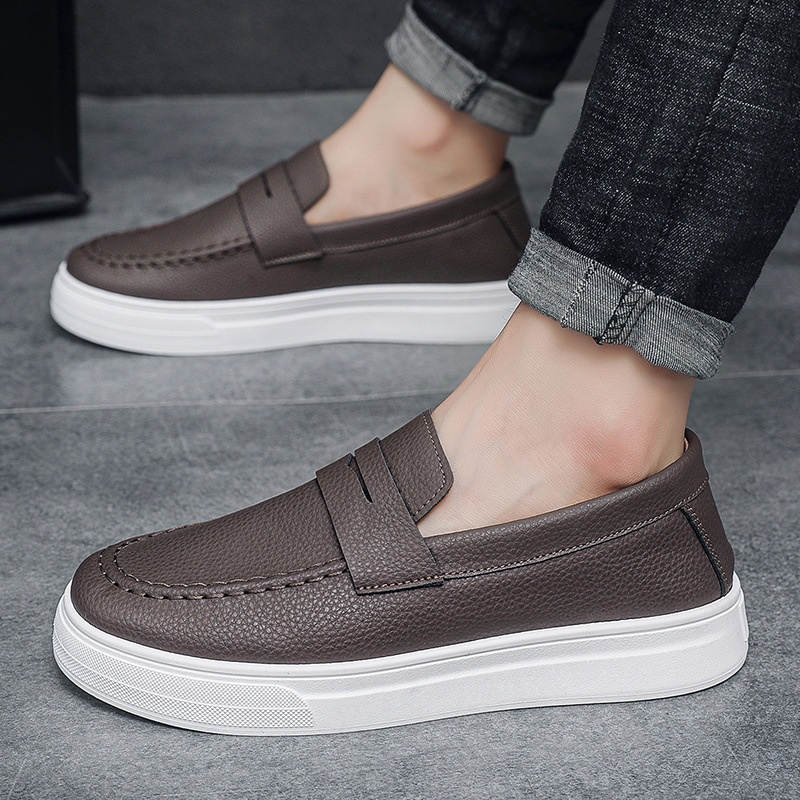 Mens loafers 2025 spring new B - огляд і ціна Suede Loafers Men