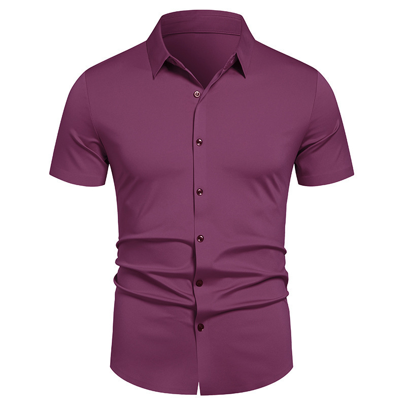 No Ironing Business Shirts Men - огляд і ціна Men'S Fashion Color
