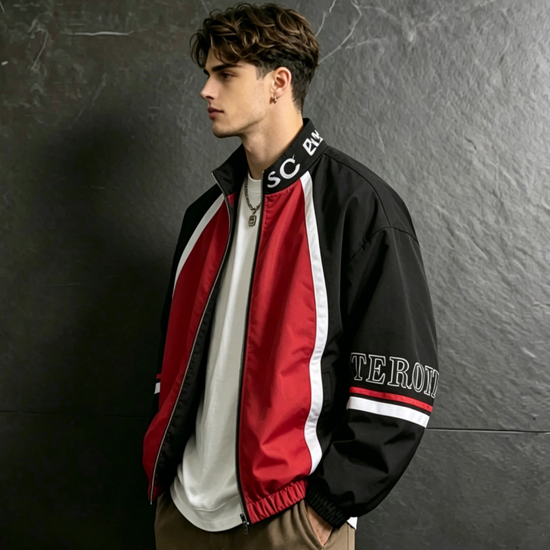 UETEEY Men American Style Lett - огляд і ціна Varsity Jacket Letterman
