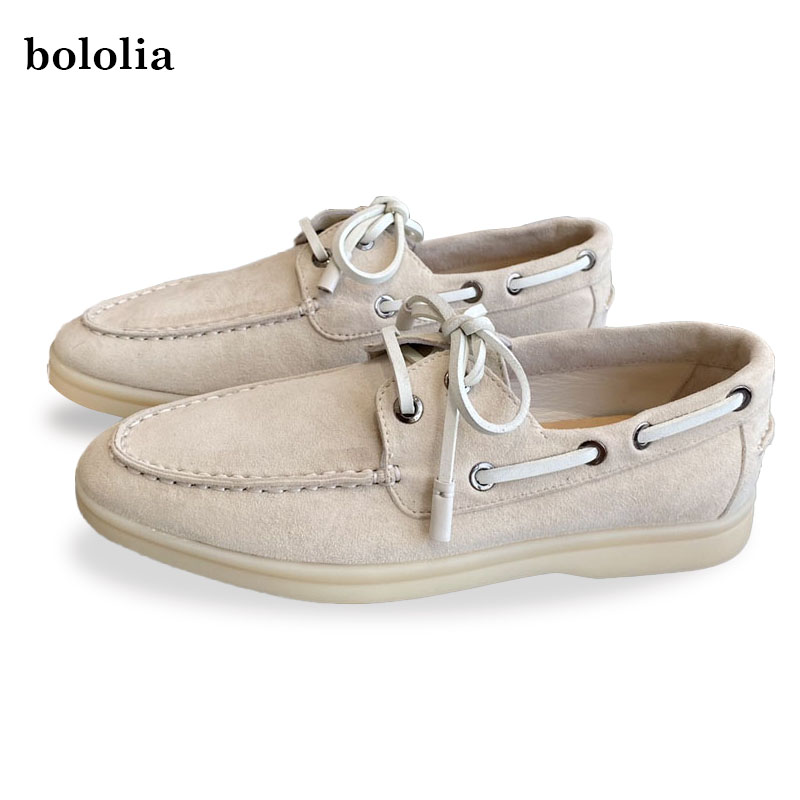High Quality Genuine Leather F - огляд і ціна Suede Loafers Men
