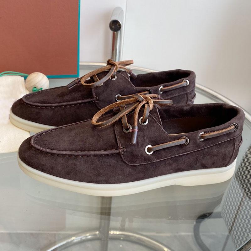 High Quality Genuine Leather F - огляд і ціна Suede Loafers Men