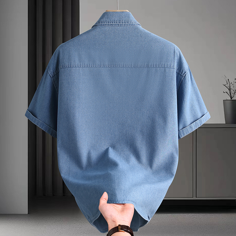Men's Denim Shirt Summer Fashi - огляд і ціна Mens Fashion Urban