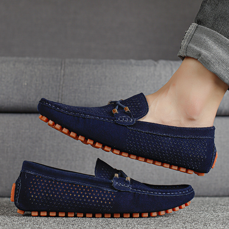 2026 Summer Men Casual Shoes L - огляд і ціна Suede Loafers Men