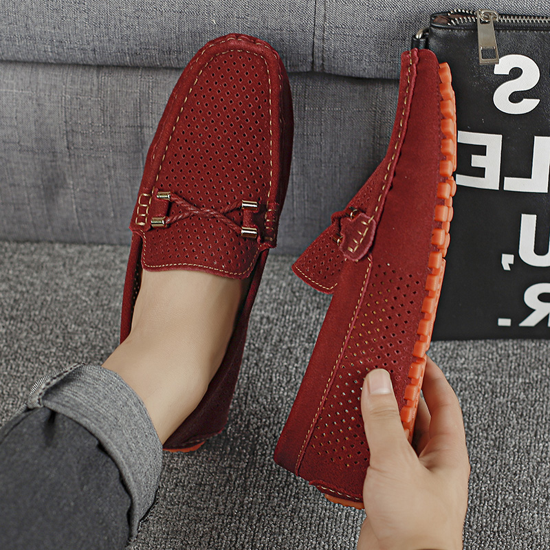 2026 Summer Men Casual Shoes L - огляд і ціна Suede Loafers Men