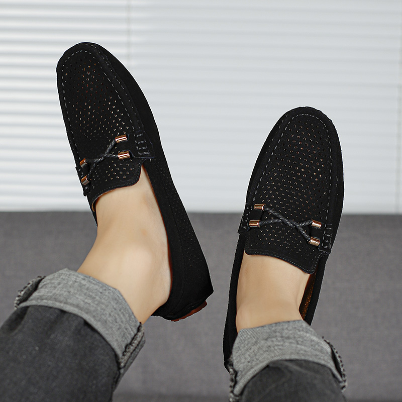 2026 Summer Men Casual Shoes L - огляд і ціна Suede Loafers Men