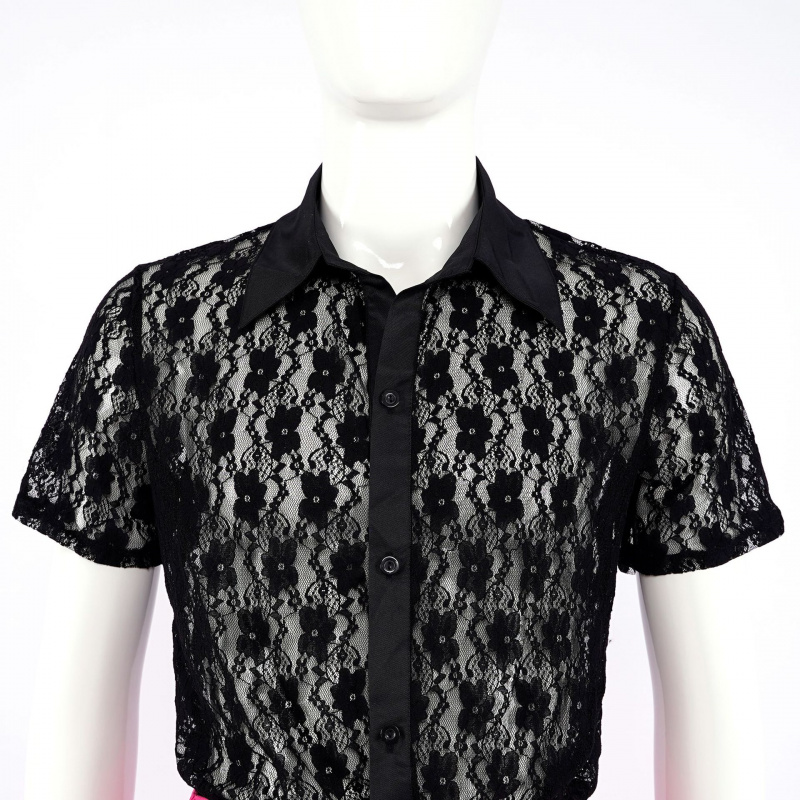 Movie Elvis Presley Costume Pi - огляд і ціна Mens Fashion Dress Shirts