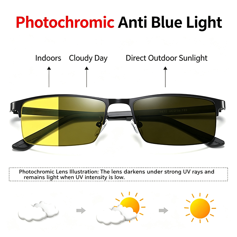 Yellow Night Vision Photochrom - огляд і ціна Yellow Men'S Fashion