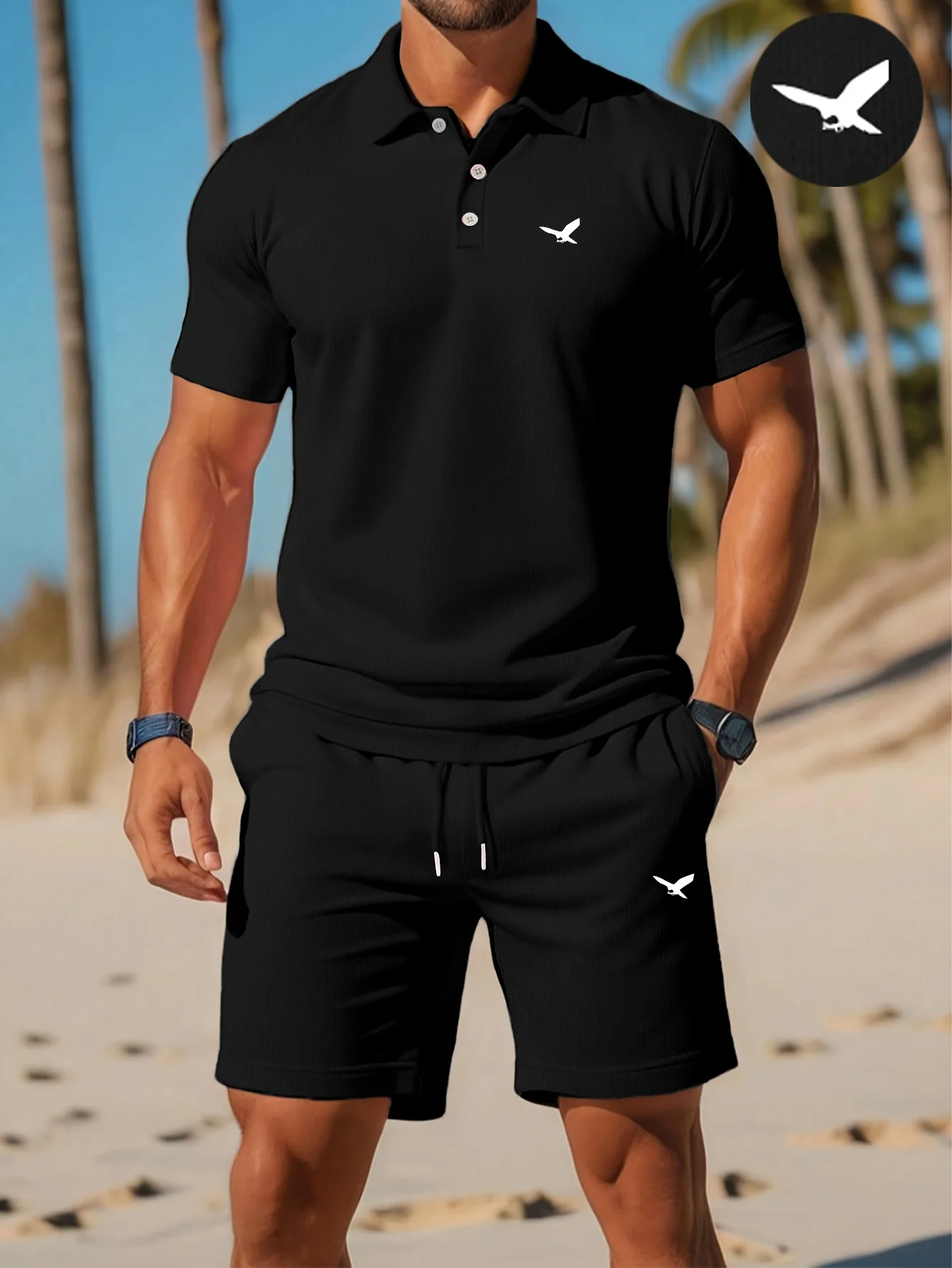 Summer New Men's Polo Shirt Se - огляд і ціна Men'S Fashion Color