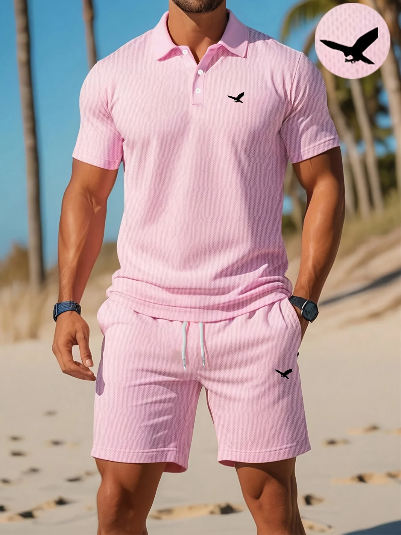 Summer New Men's Polo Shirt Se - огляд і ціна Men'S Fashion Color