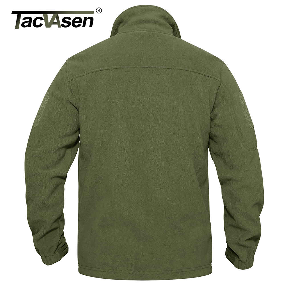 TACVASEN Men's Fleece Jacket S - огляд і ціна Windbreaker Men Zip
