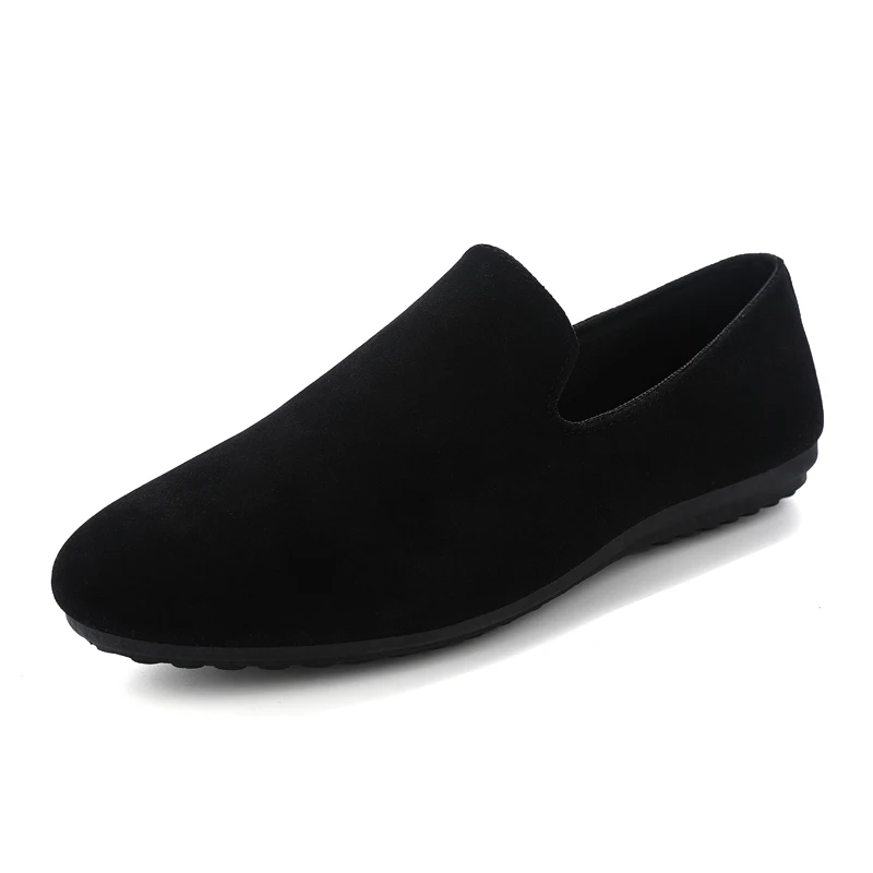 Men's Slip On Loafers Preppy L - огляд і ціна Suede Loafers Men