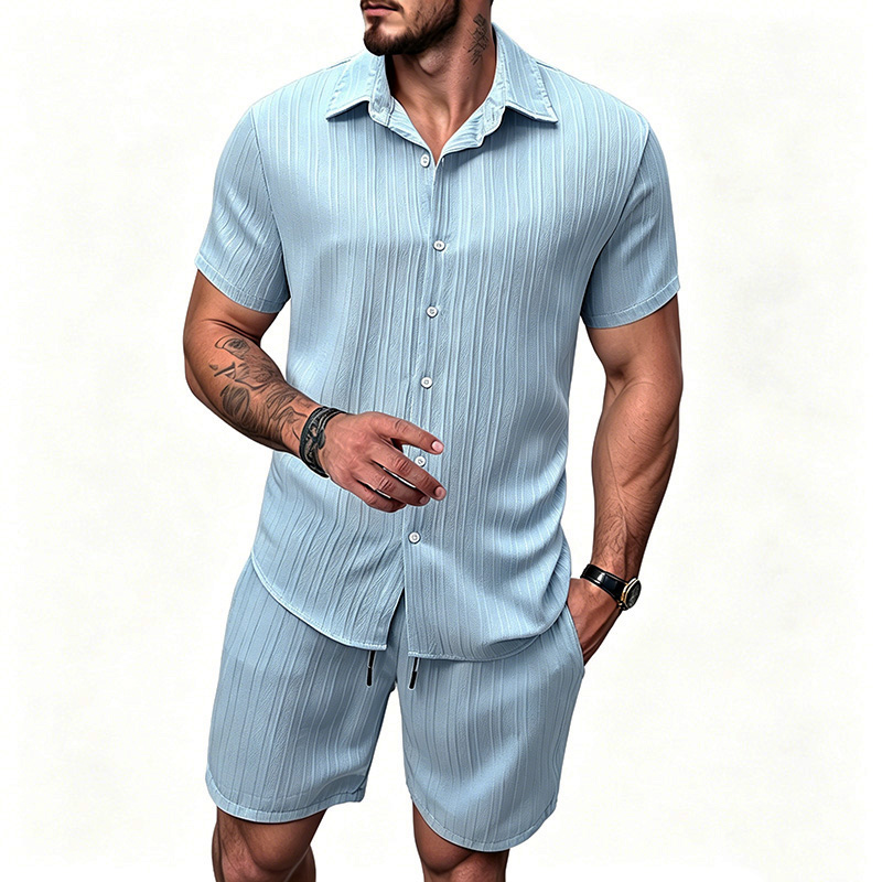 2026 New Men Vertical Wrinkle  - огляд і ціна Men'S Fashion For Summer