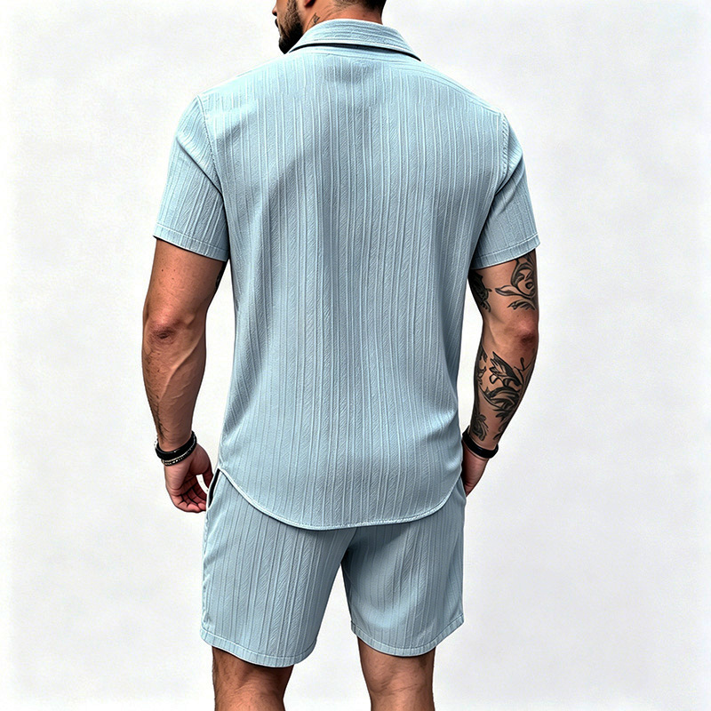 2026 New Men Vertical Wrinkle  - огляд і ціна Men'S Fashion For Summer
