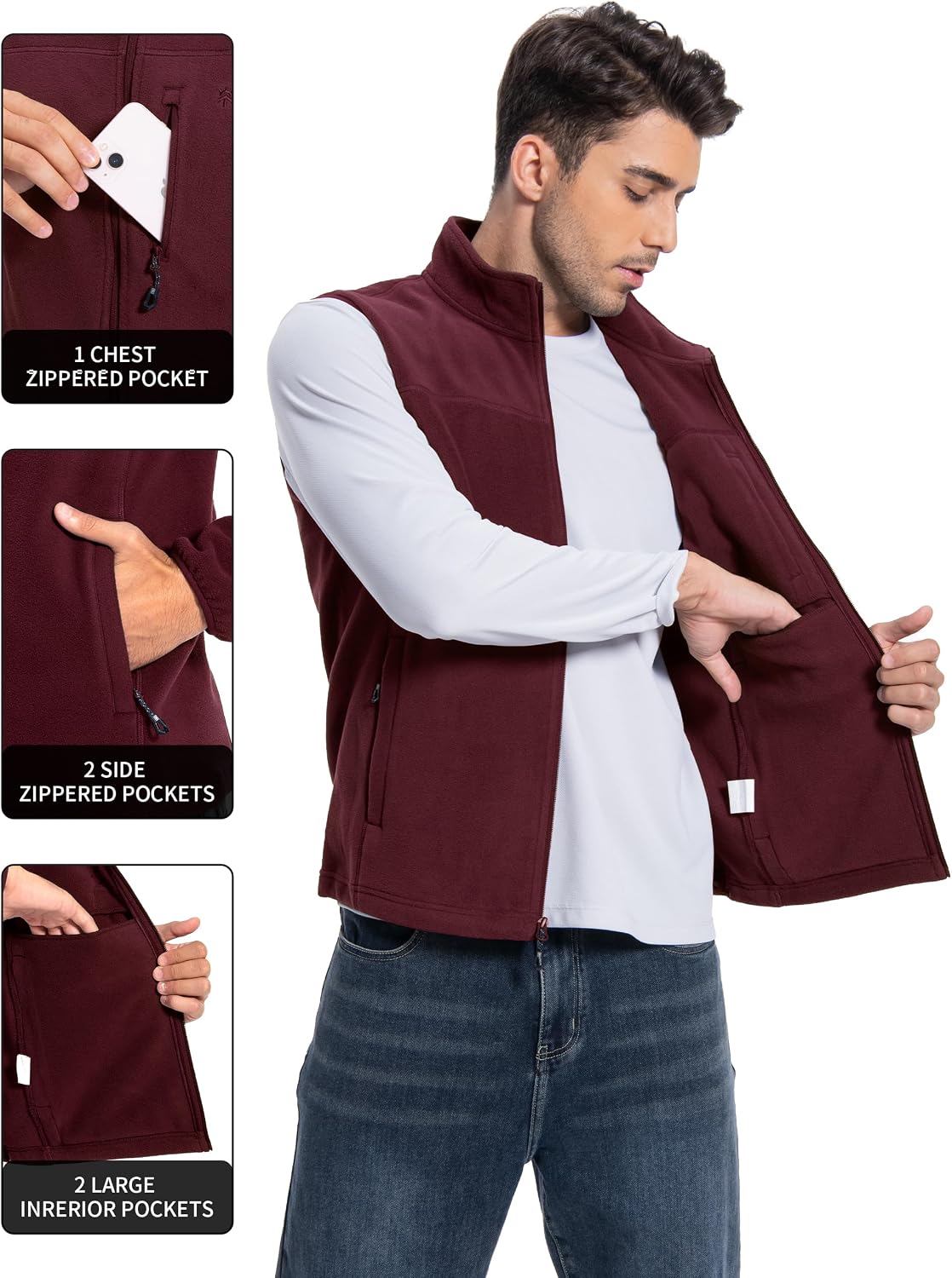 Pioneer Camp Fleece Vest Men's - огляд і ціна Windbreaker Men Zip