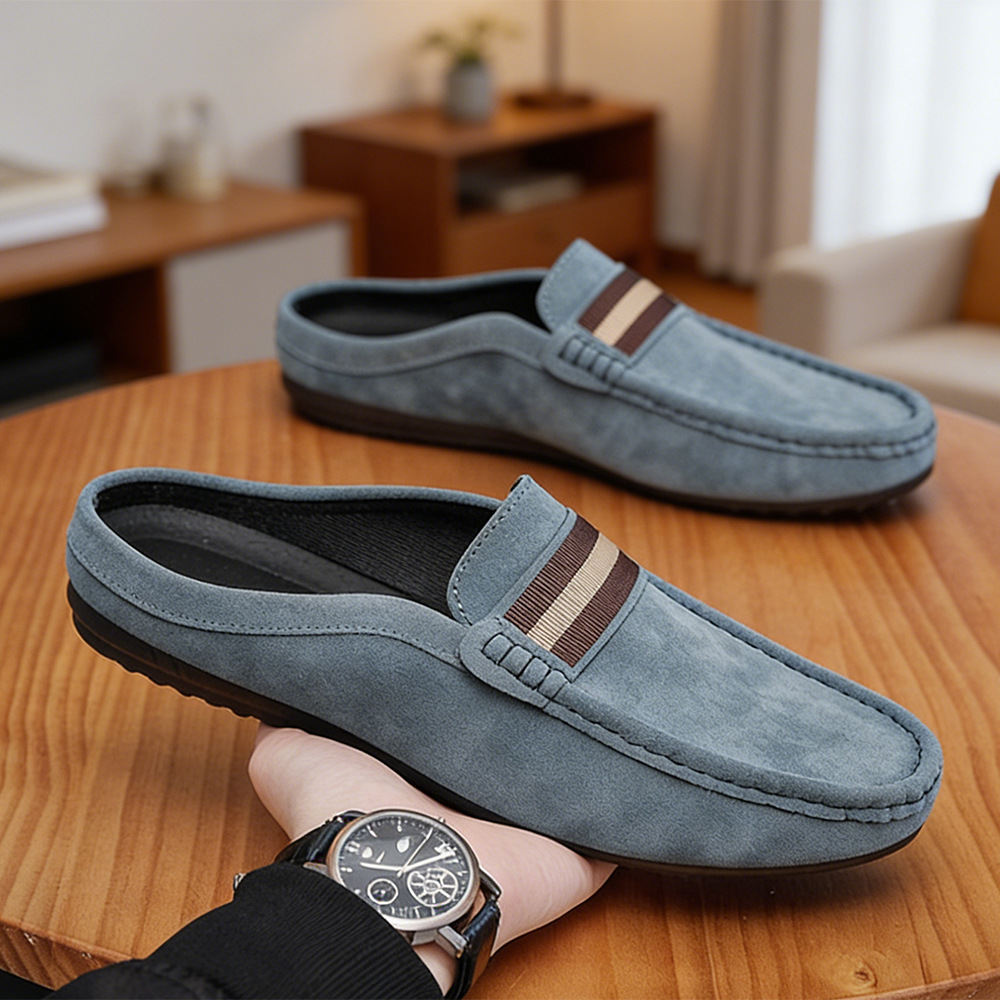 Summer New Shoes for Men Suede - огляд і ціна Suede Loafers Men
