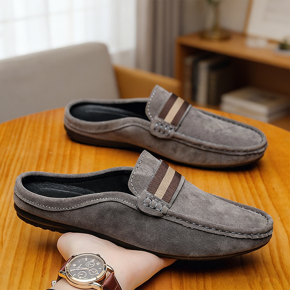Summer New Shoes for Men Suede - огляд і ціна Suede Loafers Men