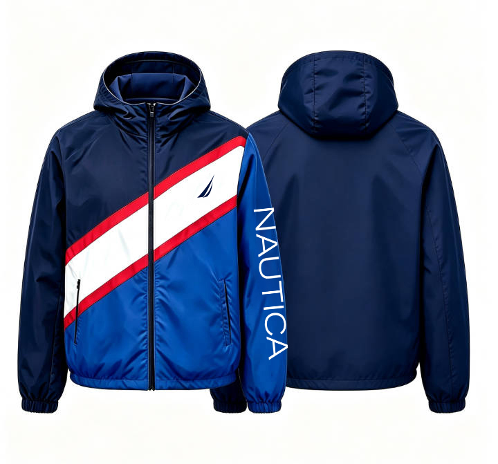 NAUTICA Hooded Windbreaker Jac - огляд і ціна Windbreaker Men Zip