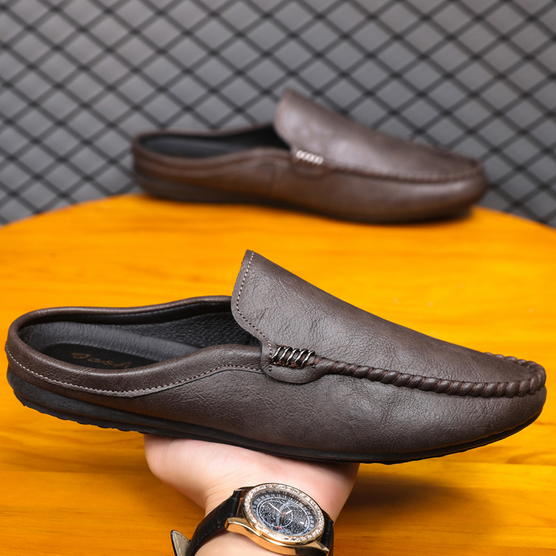 Hot Sale Men's Half Shoes Comf - огляд і ціна Suede Loafers Men