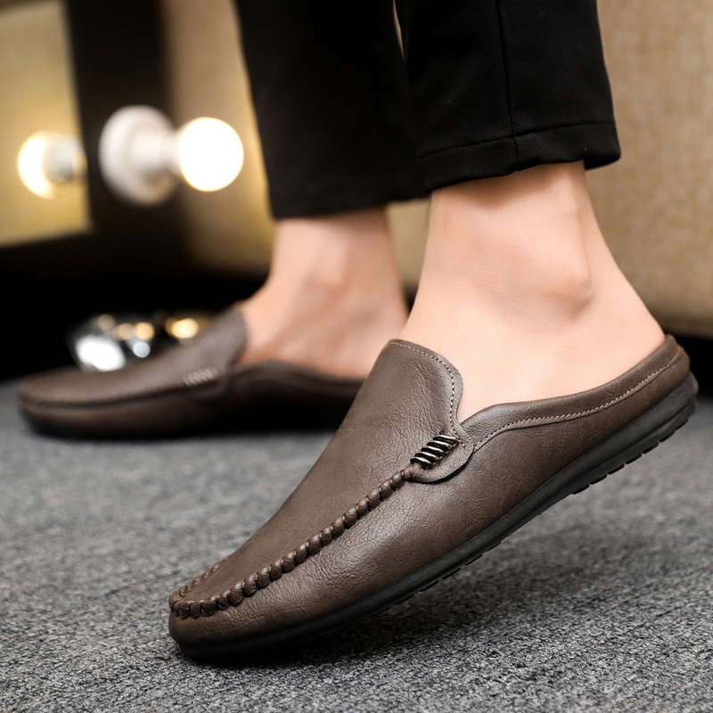 Hot Sale Men's Half Shoes Comf - огляд і ціна Suede Loafers Men