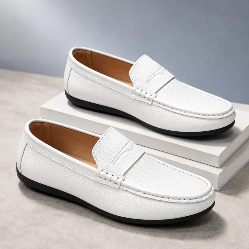 Classic Design Casual Shoes Fo - огляд і ціна Suede Loafers Men